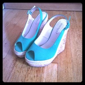 Clorissa - pair of sexy, sky high wedge sandals
