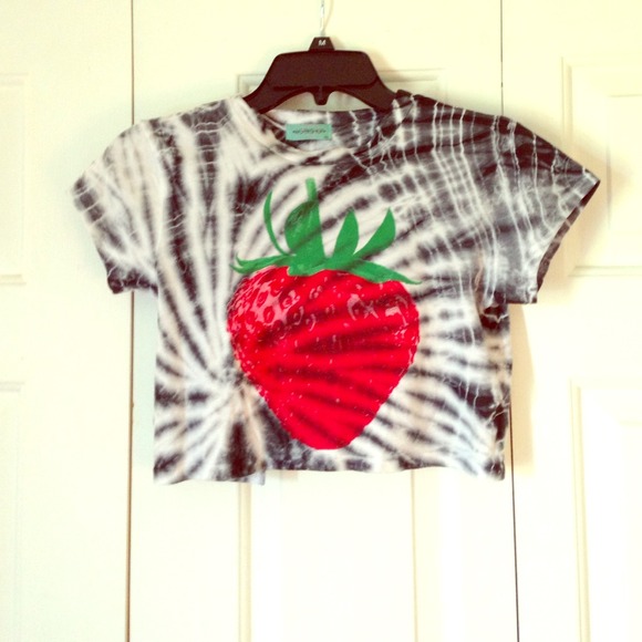 Strawberry crop top