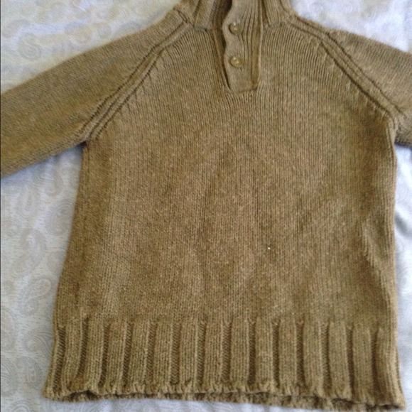 mens beige knit sweater - Picture 1 of 2