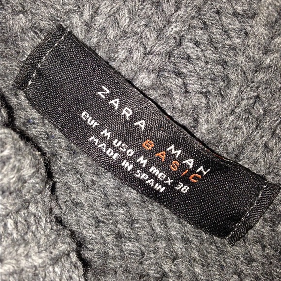 mens beige knit sweater - Picture 2 of 2