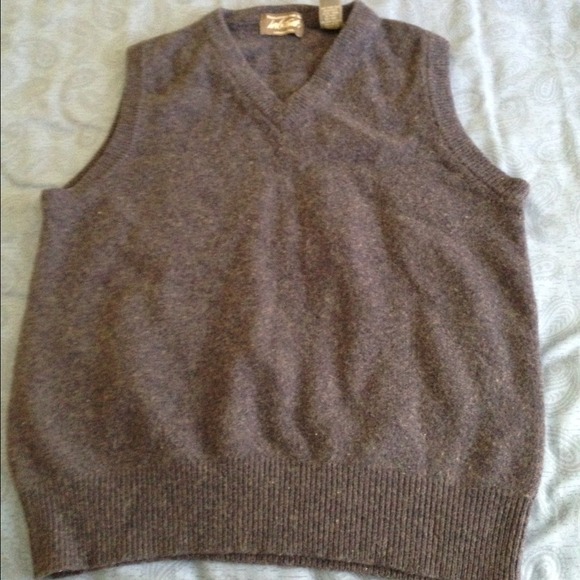mens grey sweater vest