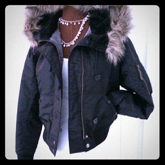 Black Bomber Jacket