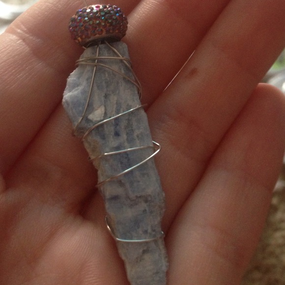 Crystal Kyanite Raw Pendent