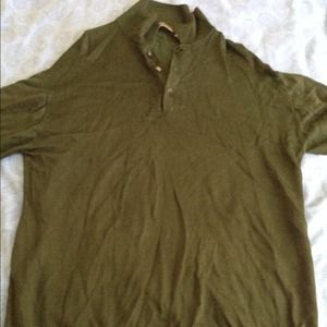 mens olive green sweater