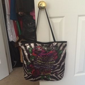 Ed Hardy Sequin Tote