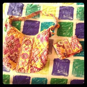Vera Bradley purse with matching wallet