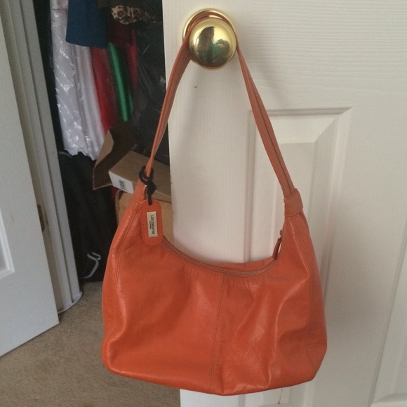 Orange Liz Claiborne Hobo Handbag