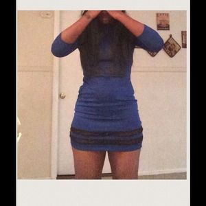 Royal Blue " California" Dress