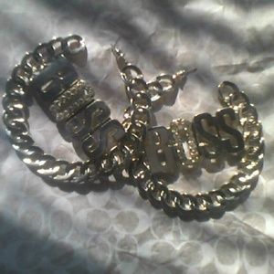 Sterling solid silver solid earings