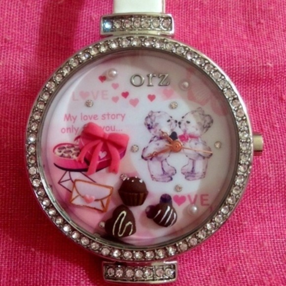 ORZ Fashion Clay Rhinestone Watch