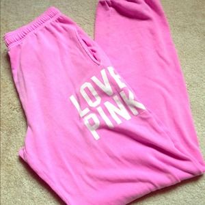 Victoria's Secret sweatpants!