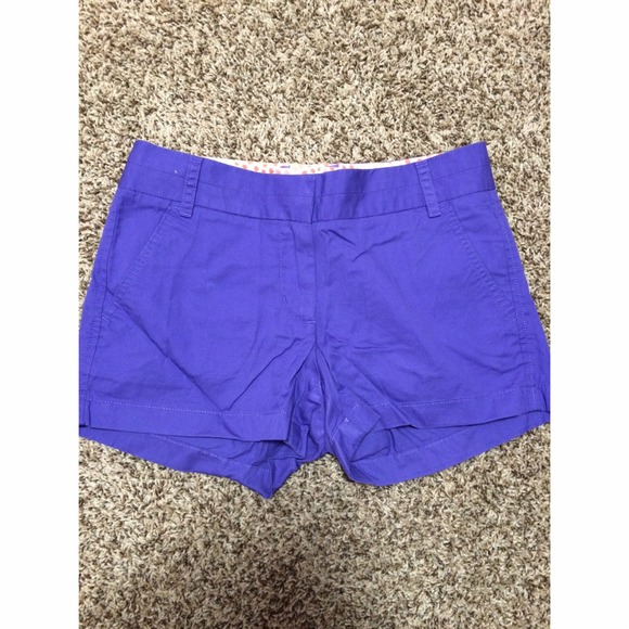 Jcrew purple shorts