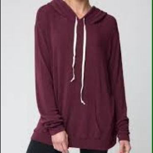 SOLD Brandy Melville Maroon Layla Hoodie