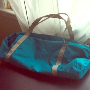 Teal American Apparel Duffle Bag