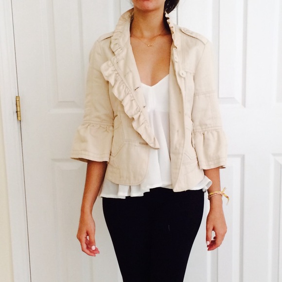 Cute Anthropology Ruffled Jacket