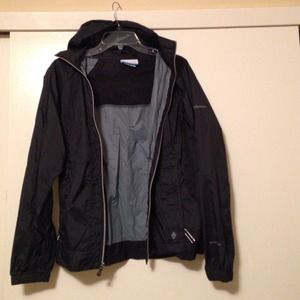 Black Columbia Rain Jacket