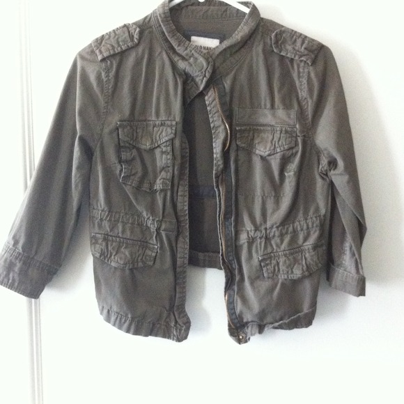 Military green jacket