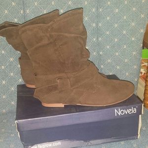 Brand new Chocolate brown ankle high boots!
