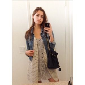 Floral button down mini dress 90s grunge