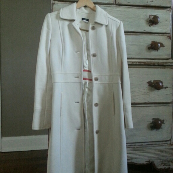 J. Crew Winter White Pea Coat