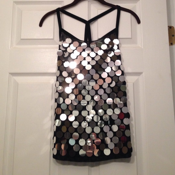 Sequin tank top