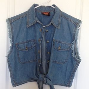 Denim vest