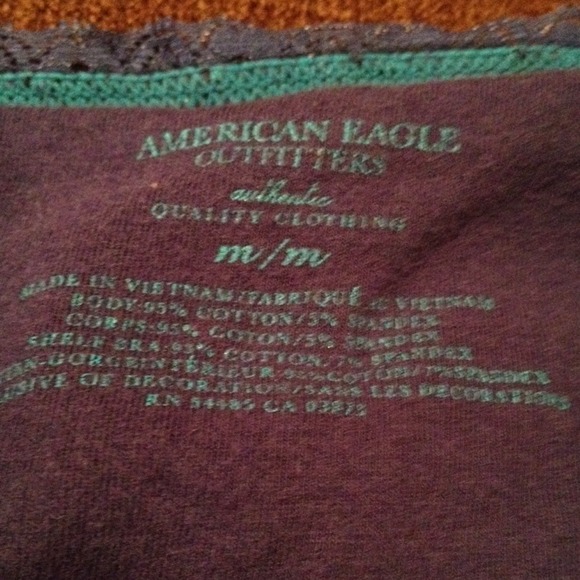 Blue and White Stripped American Eagle Cami - Picture 3 of 3
