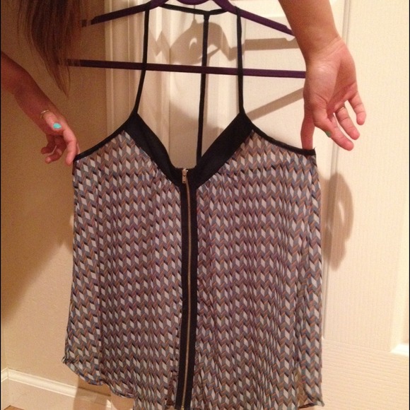 Super Cute Blue and White Shirt - Picture 1 of 3