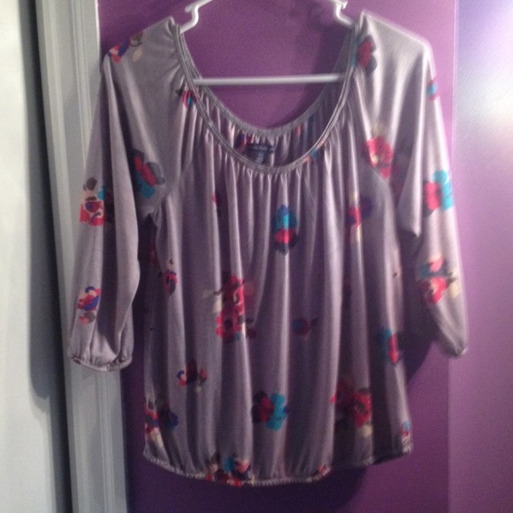Floral print top