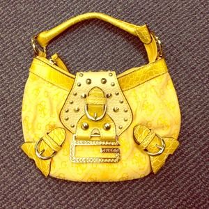 GUESS gold clutch