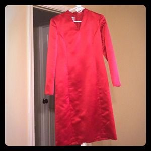 Kasper satin red dress! Size 4