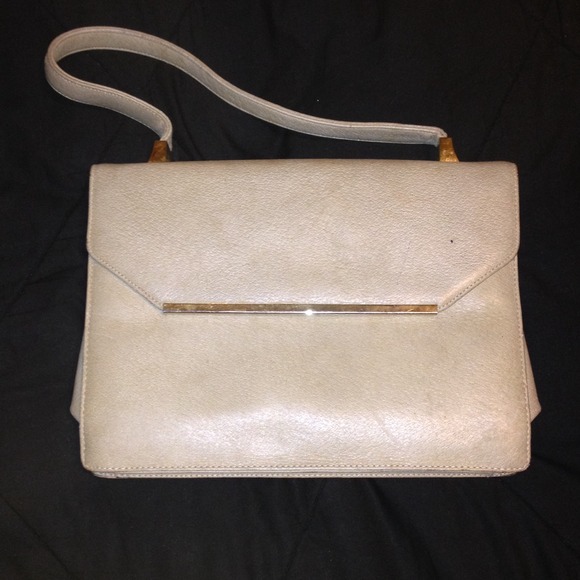 Authentic Vintage Tan Leather purse