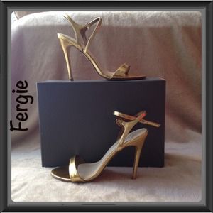 Fergie Gold Sandals