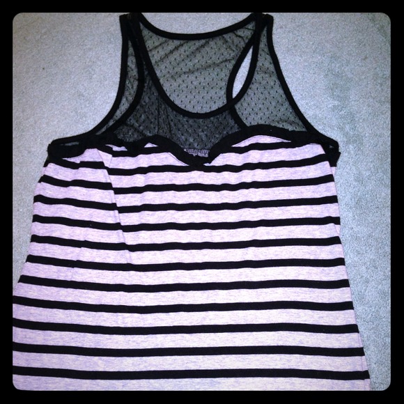Cute partially see through tank