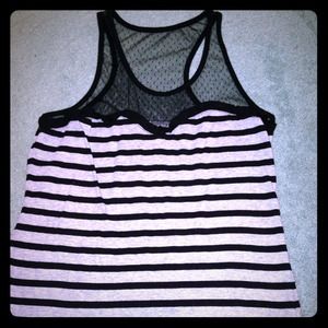 Cute partially see through tank