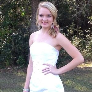 White short dress