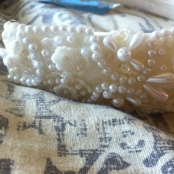 VINTAGE WEDDING BEADED BEAUTIFUL BRIDE HEADBAND