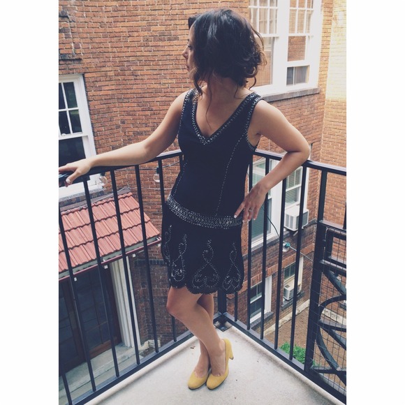 Flapper Style Little Black Dress