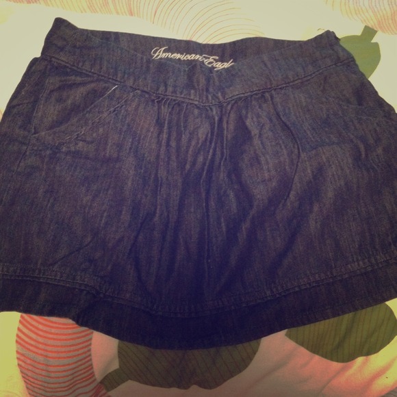 American Eagle Jean A-line skirt