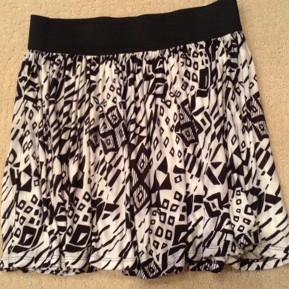 Black and White Skirt