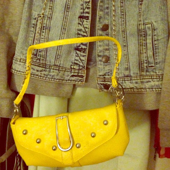 Cute mini yellow bag