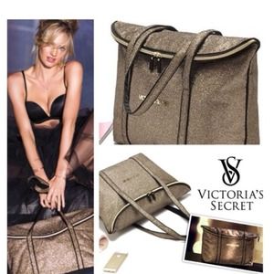 New Victoria Secret gold tote.