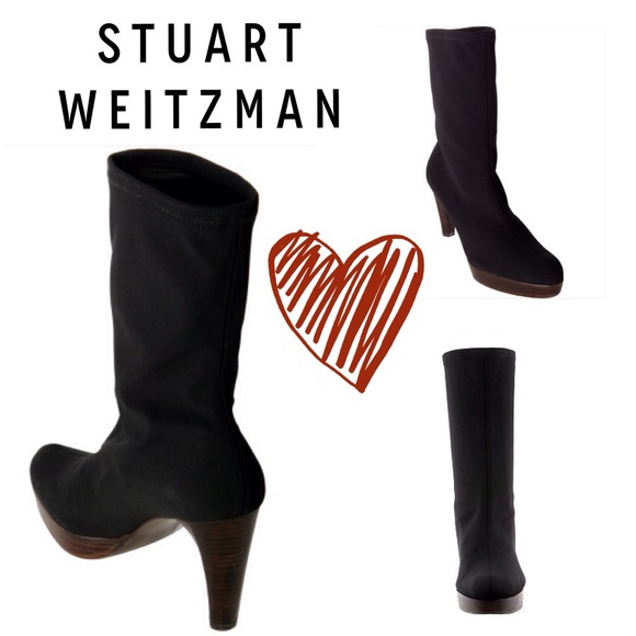 Stuart Weitzman Stretch Em Platforms ✨Host Pick✨