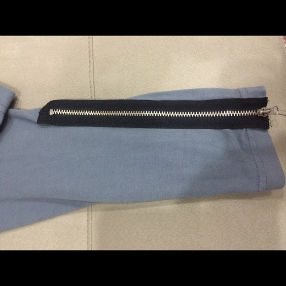 Hard Tail Grey Zippered Leggings - Picture 2 of 4