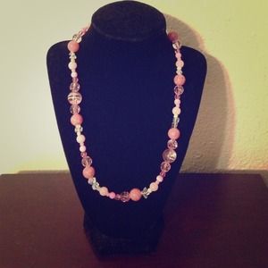 Pink Beaded Necklace