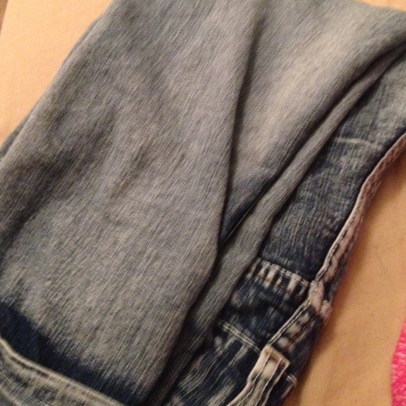 Acid Wash Capris - Picture 1 of 1