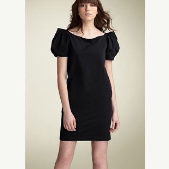 DVF mini black dress