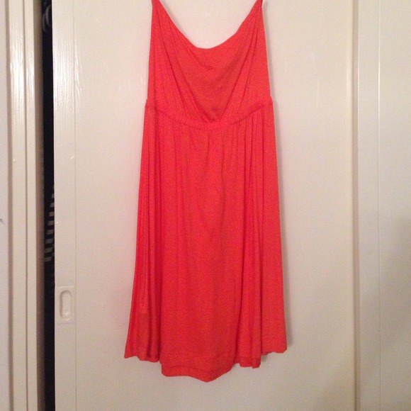 Coral dress