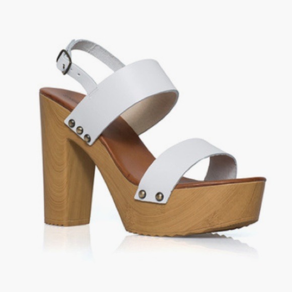 NIB "Valerie" Chunky Platform Heels - Picture 1 of 4