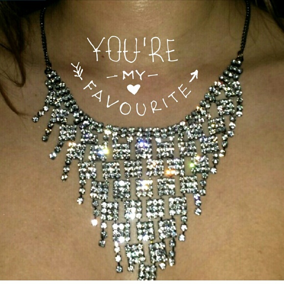 Jewelry - Sparkling Waterfall Bib Necklace